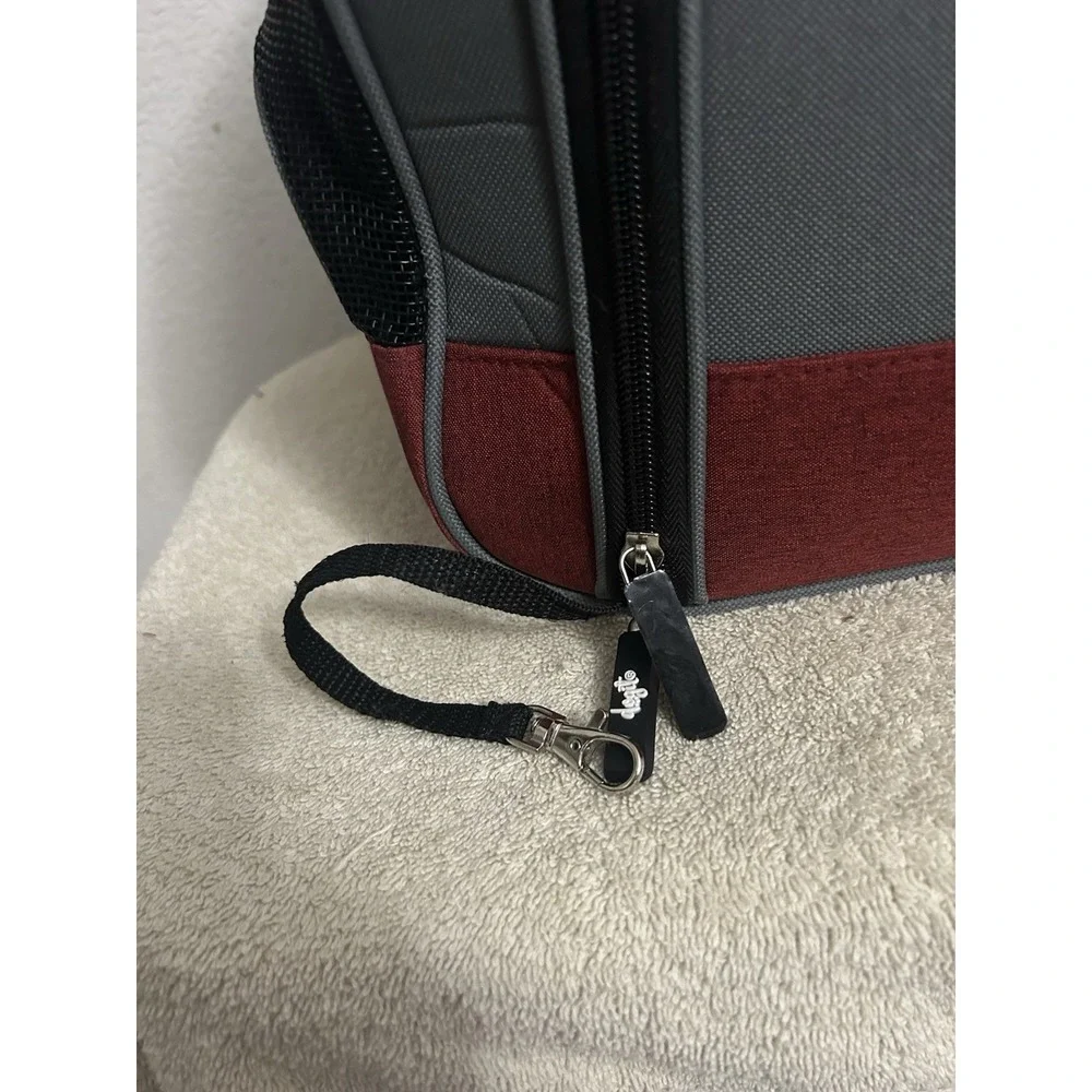 Dogit Explorer Soft Tote Bag Dog Carrier, Burgundy App 18
